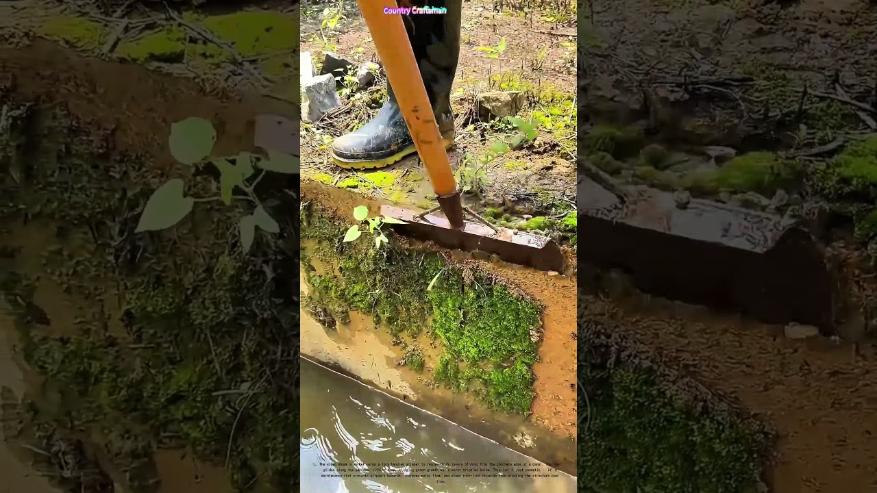 Scraping Back the Green: How Removing Moss Keeps Waterways Healthy