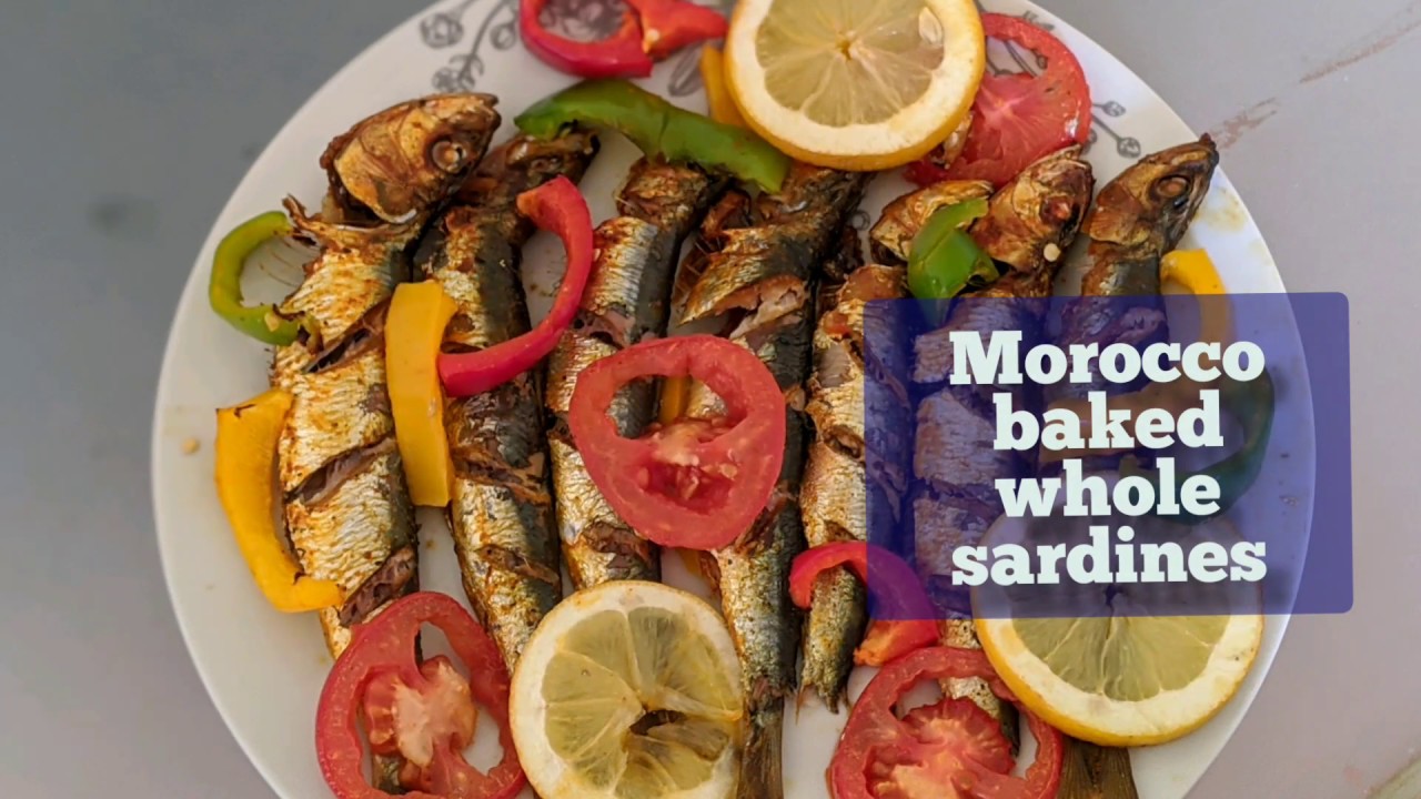 #wholesardines #diabeticdiet    Morocco Baked Whole Sardines Recipe