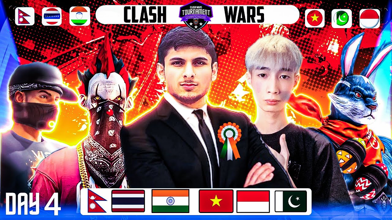 NG INTERNATIONAL CLASH WAR DAY-4 FT- CLASSY, RUOK, SMOOTH, || #nonstopgaminglive    - FREE FIRE LIVE
