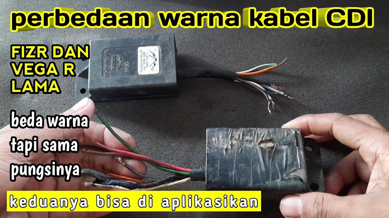 Tutotial cara pasang CDI FIZR ke VEGA R lama (atau sebaliknya)