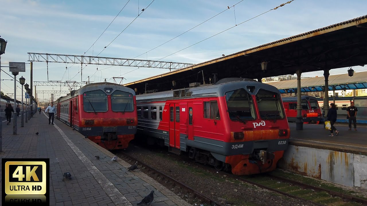Электропоезд ЭД4М-0390. Москва - Воронок. 19.09.2024 год.