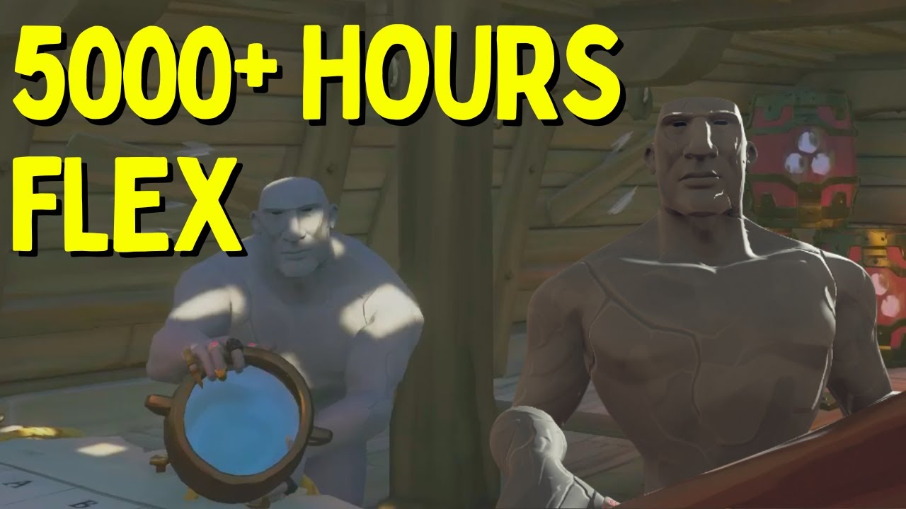 This is what OVER 5000 hours of Galleon FLEX looks like! (Sea of Thieves)