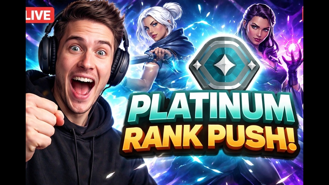 SOLO QUEUE PLATINUM RANK PUSH || YATESME LIVE