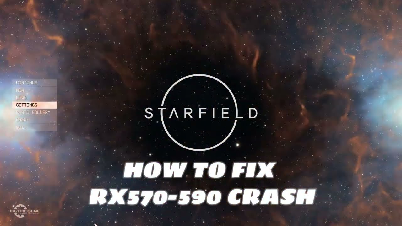Fix Graphics Card Crash for RX570-590 | Starfield
