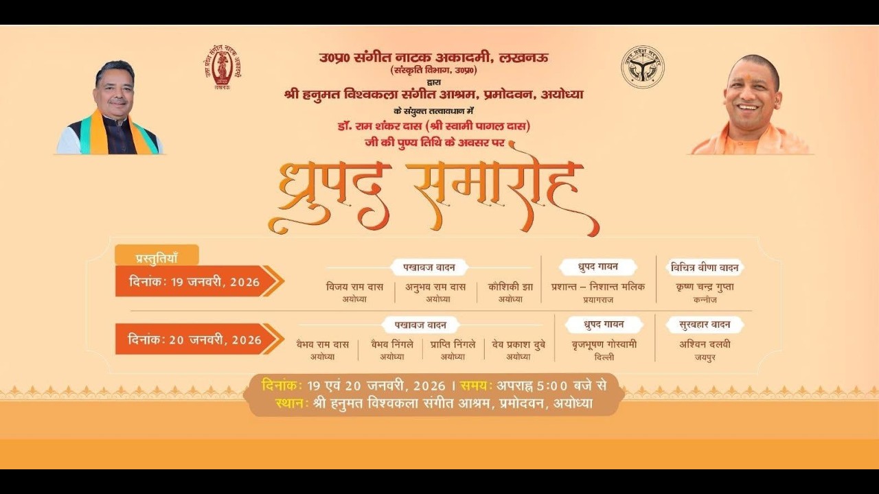 Dhrupad Gayan- Raga Basant Pancham, Raga Shivranjani- Brij Bhushan Goswami