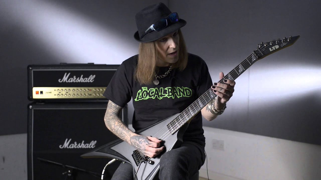 Guitar Lesson: Alexi Laiho - Legato warm-ups