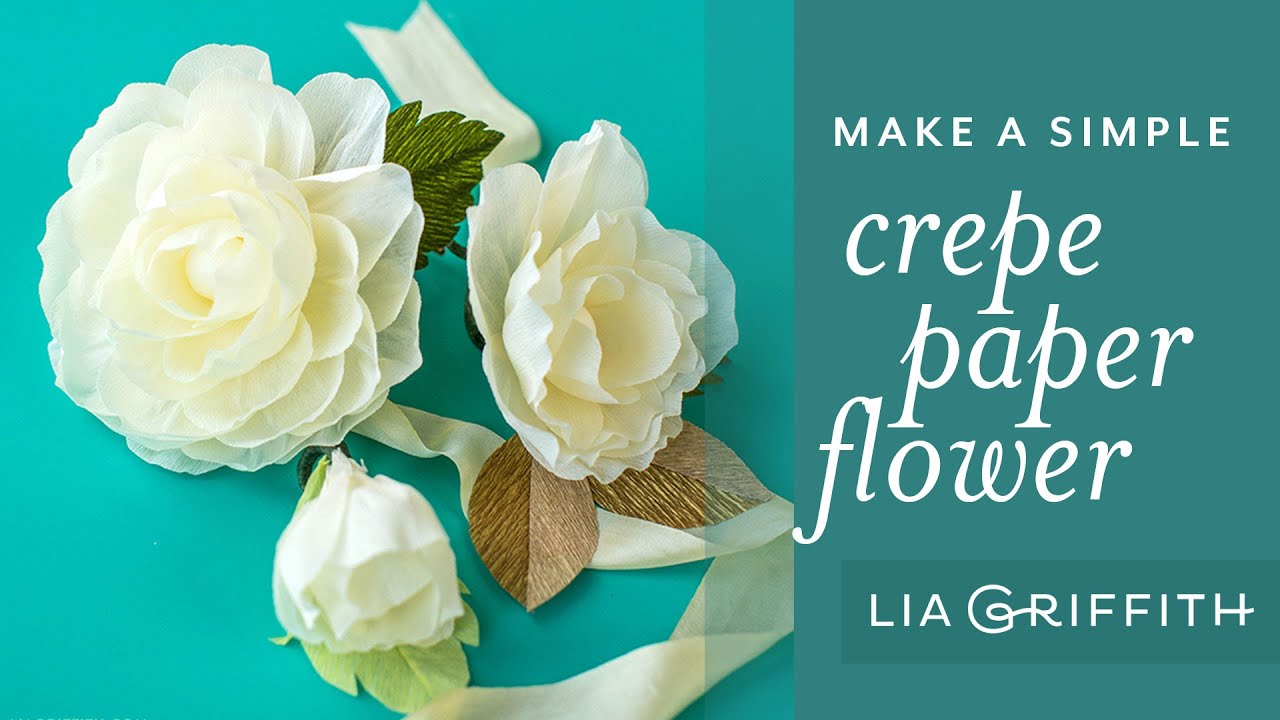 Learning the Basics: How to Make Simple Crepe Paper Wedding Flower