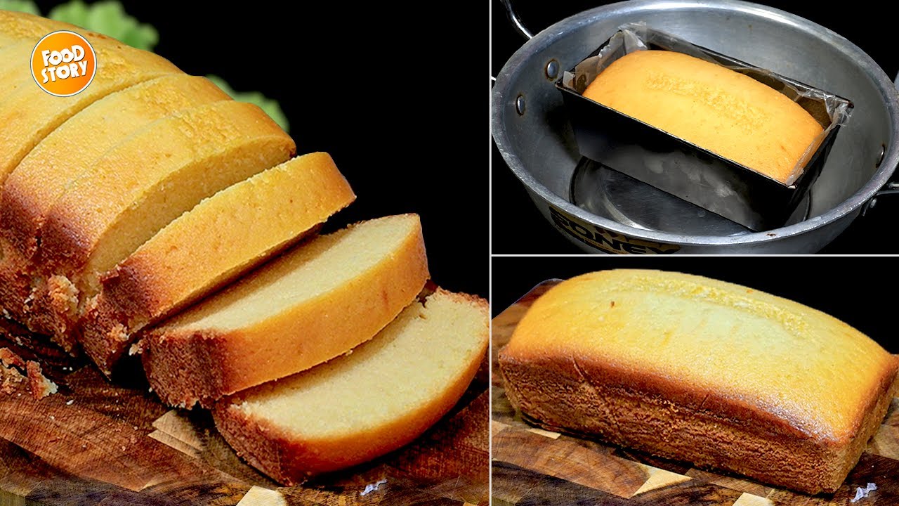 Easy & Super Spongy Hot Milk Cake Recipe, Cake Recipe without OVEN, Tea Time Cake Recipe