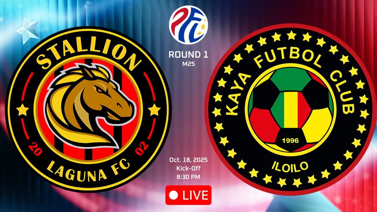 STALLION LAGUNA FC VS KAYA FC - ILOILO || Round 1 | PFL 2025-2026 | M25