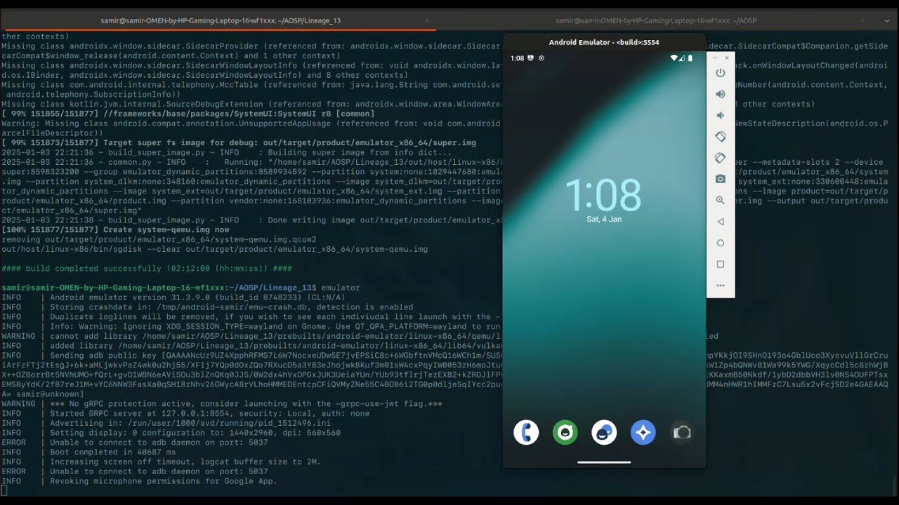 How to Clone and Build LineageOS Locally with Emulator Setup.