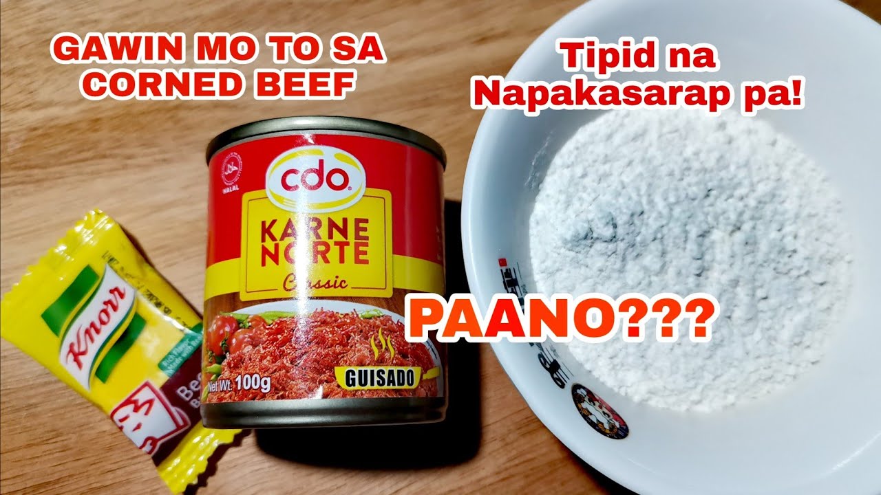 Corned Beef Burger Steak
