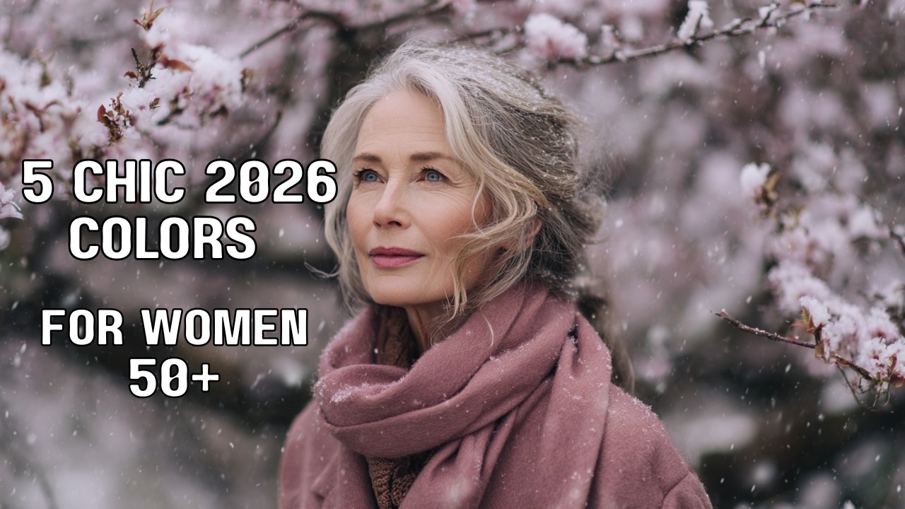 2026 Color Trends for Women Over 50 | Camel, Cream, Dusty Rose, Teal & Chocolate