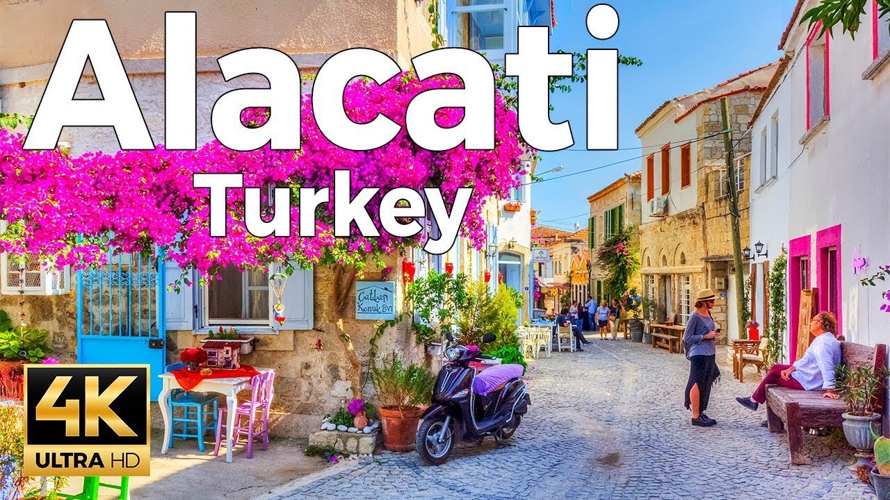 The beauty alacati turkey drone footage 4k uhd 🇹🇷