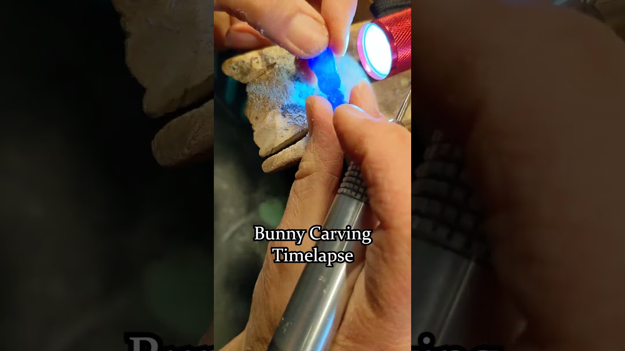 Carving Bunny Time Lapse 🐰🐰 