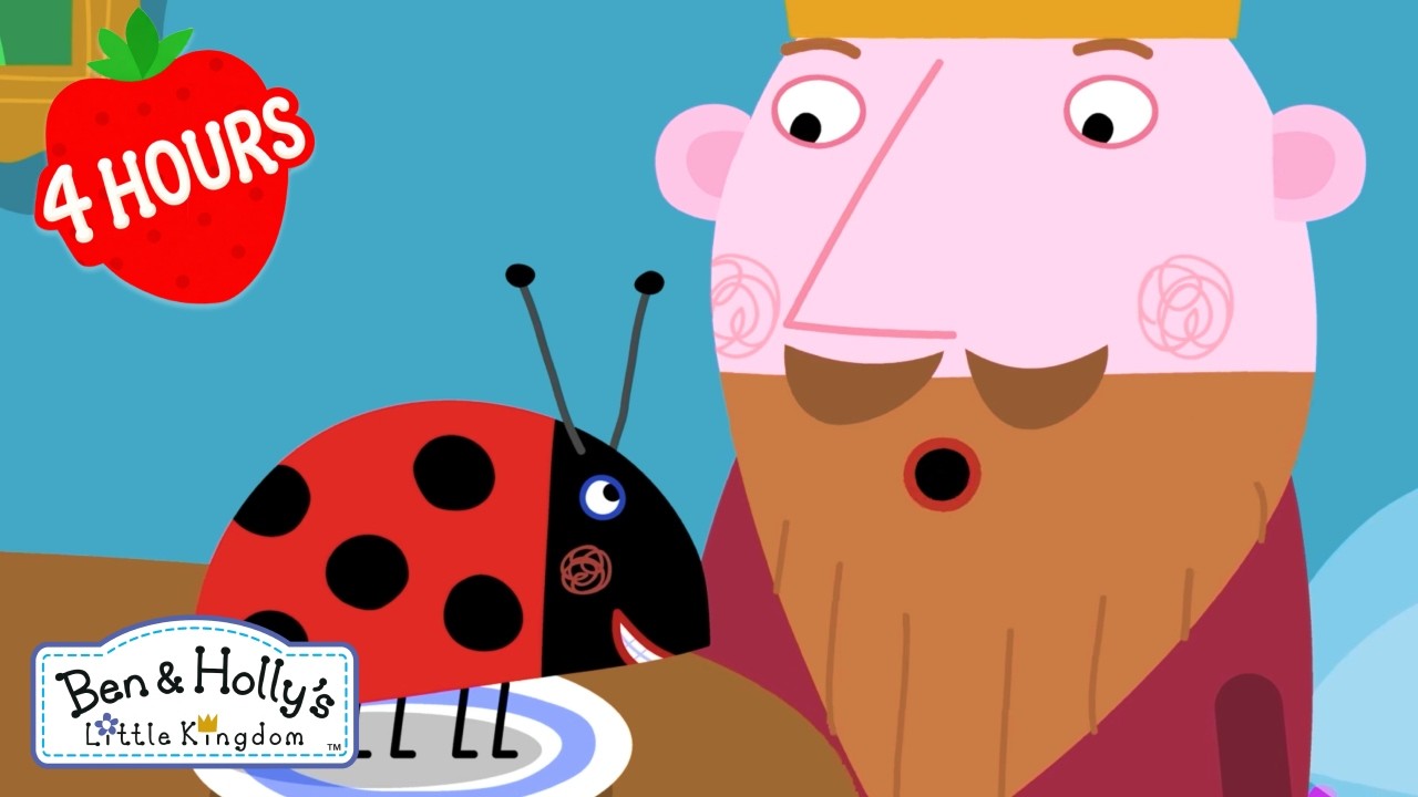 🐞Gaston&rsquo;s Sleepover & The Giant Hamster Chaos! 🐹| Ben and Holly's Little Kingdom | Cartoons For Kids