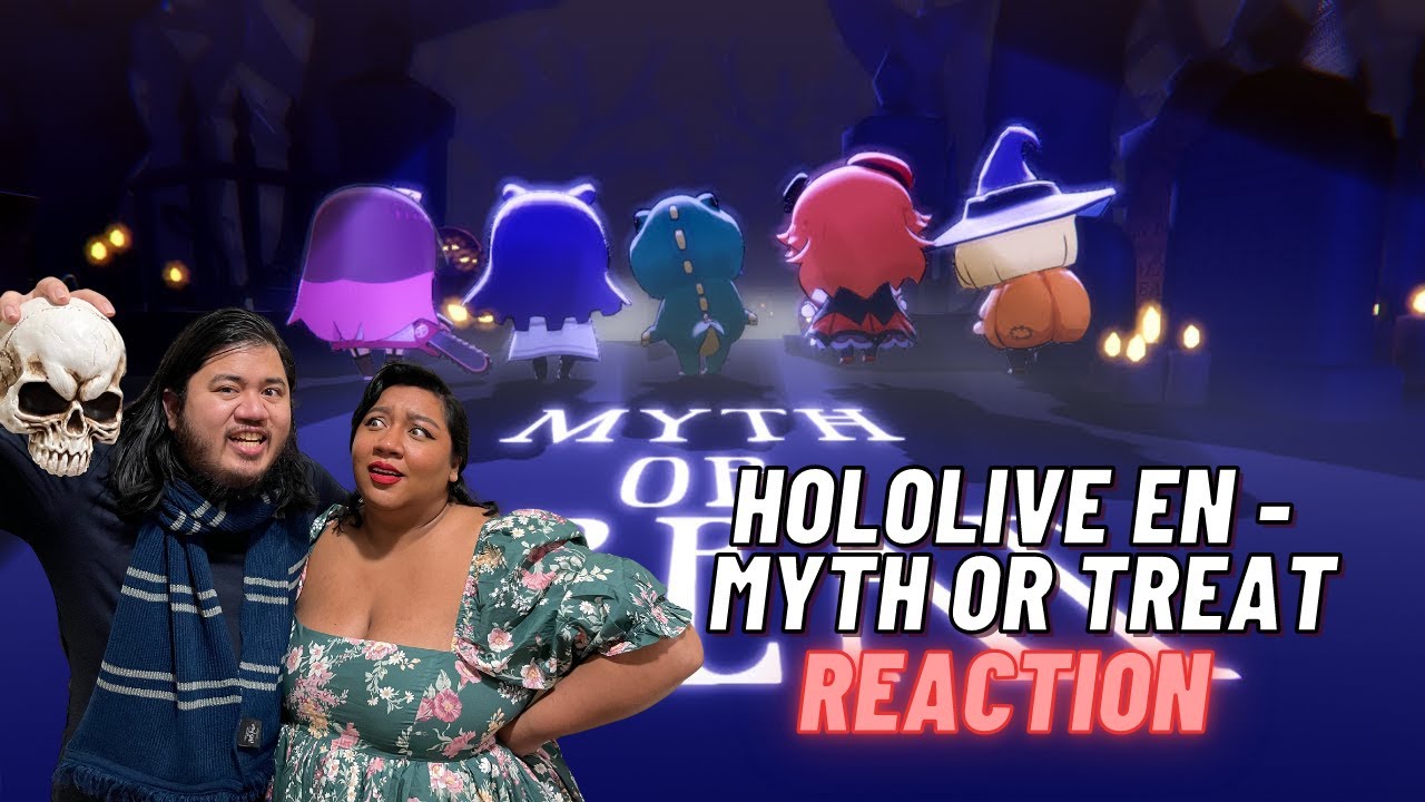 Hololive Reaction with my Wife! Myth or Treat || My Two SENts
