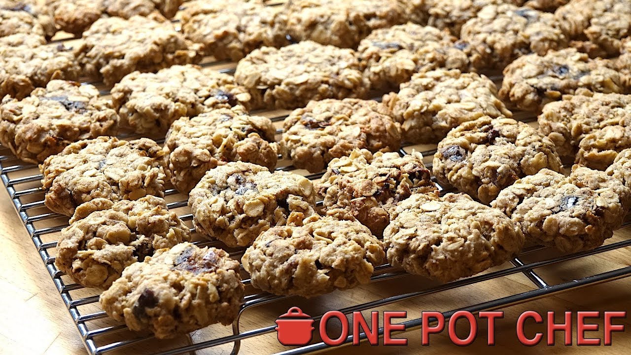 Классическое овсяное печенье с финиками | One Pot Chef