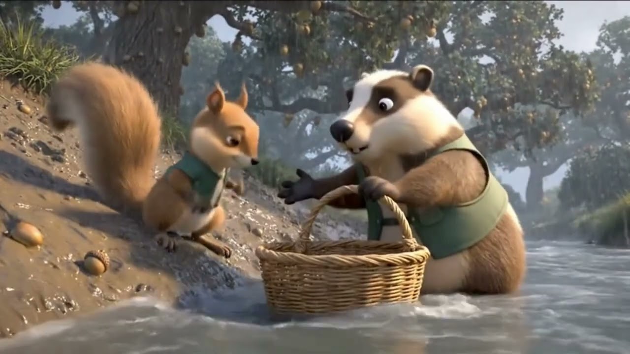 Cuento infantil, comparte! Roque y el tesoro de bellotas 😍