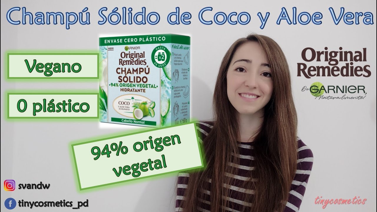NUEVO Champu Sólido Coco y Aloe Vera Ecológico de Original Remedies de Garnier {tinycosmetics}