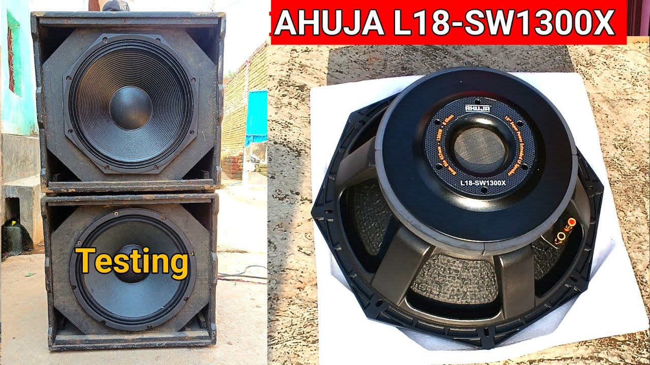 Ahuja L18-SW1300X Speaker Testing Ahuja 1300 Watt Speaker Price Full Details video Dj Tech Bihar