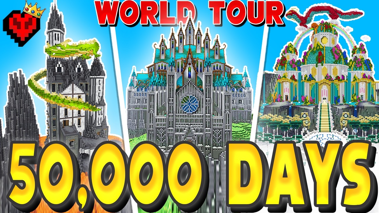 Touring My INSANE 50,000 Day Hardcore Minecraft World