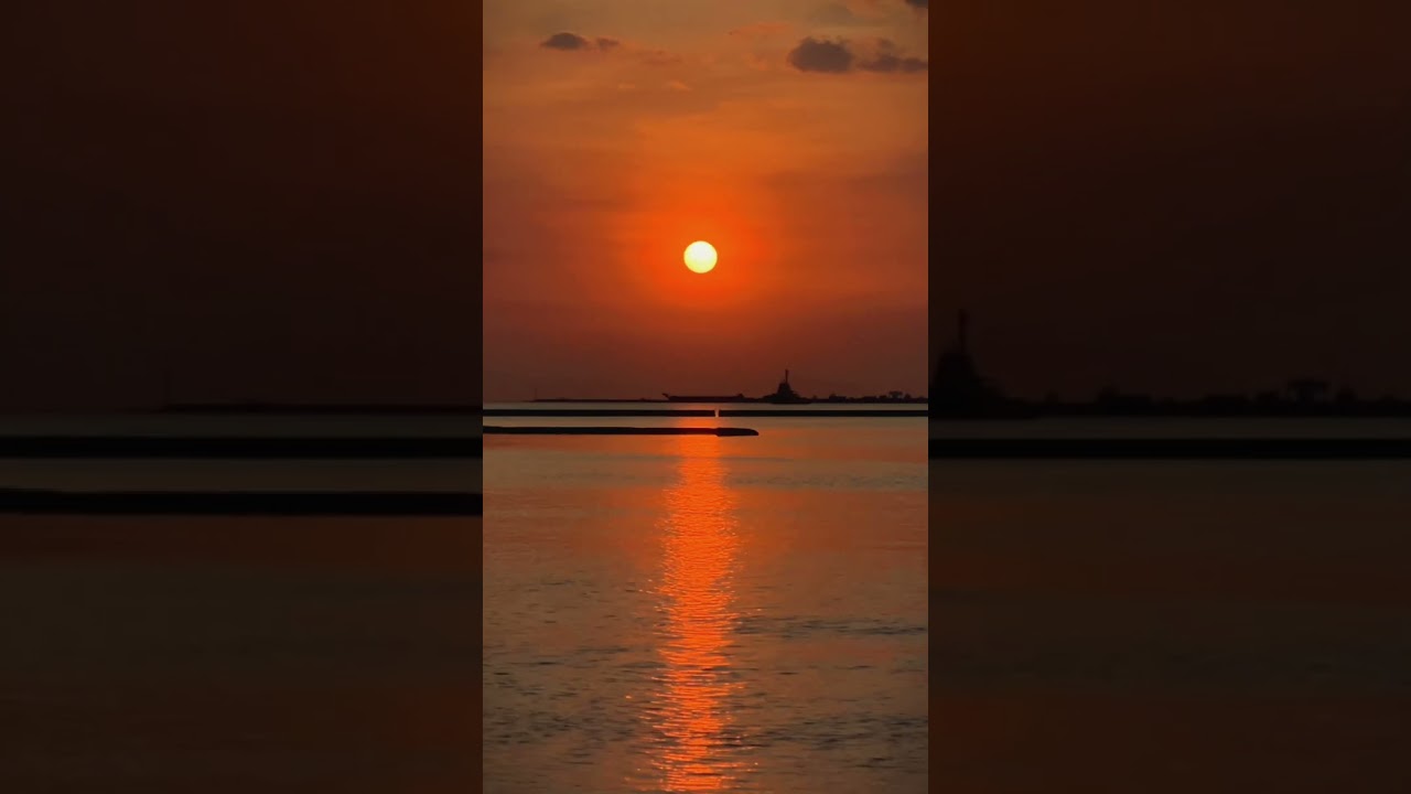 Sunset at Manila Baywalk Dolomite Beach #sunset #sunsetlovers #roycechhuon