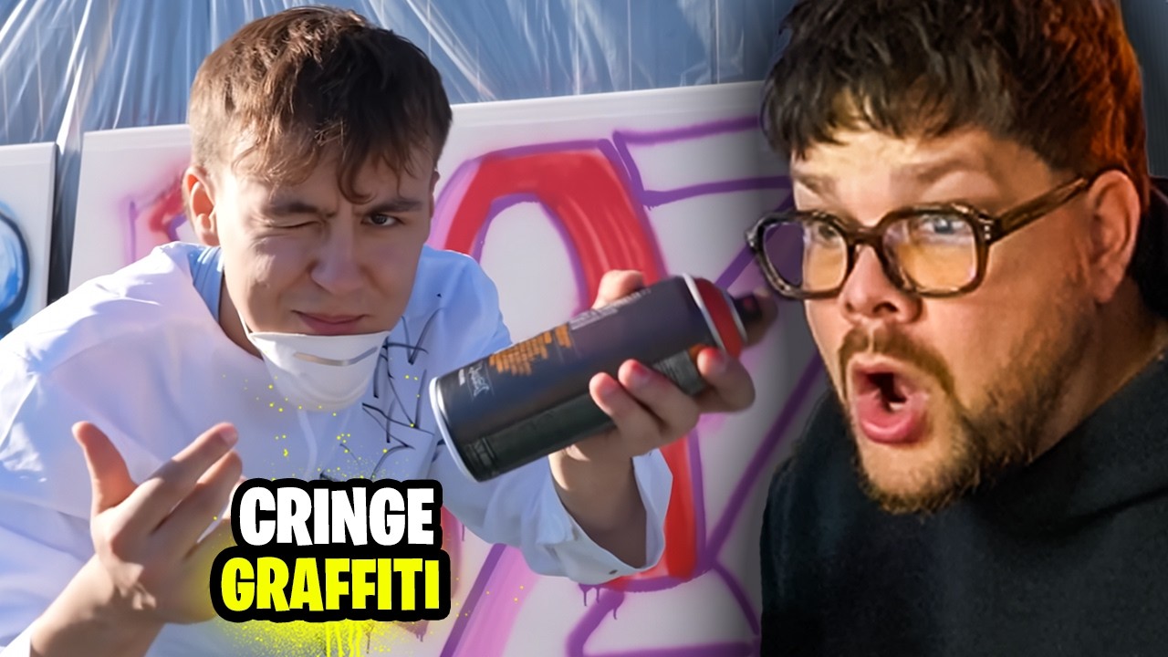 Er dachte, Graffiti ist easy… ARAZHUL versucht zu SPRÜHEN