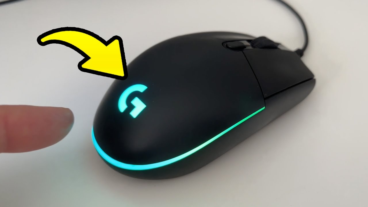 Как изменить цвет RGB-подсветки на мыши Logitech G203