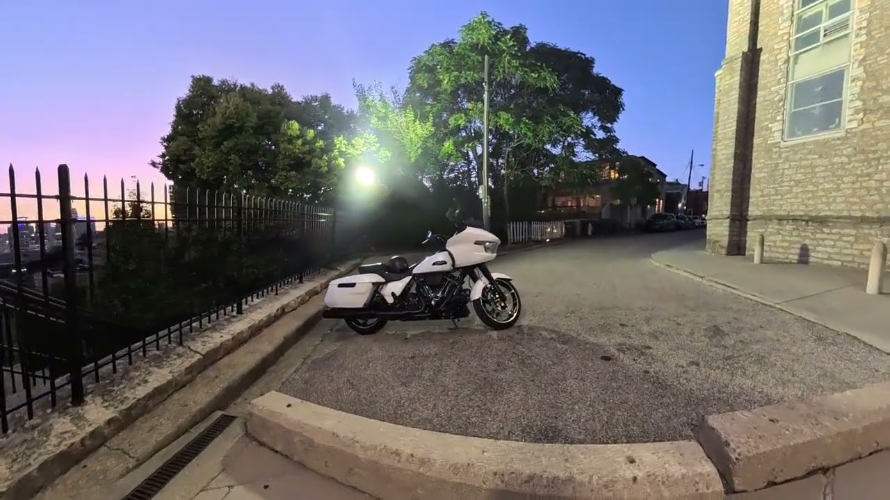 Just a nice evening stroll on the Road Glide