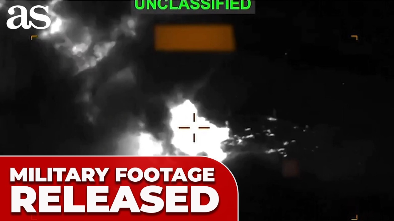 US Military releases SHOCKING FOOTAGE from Iran operation