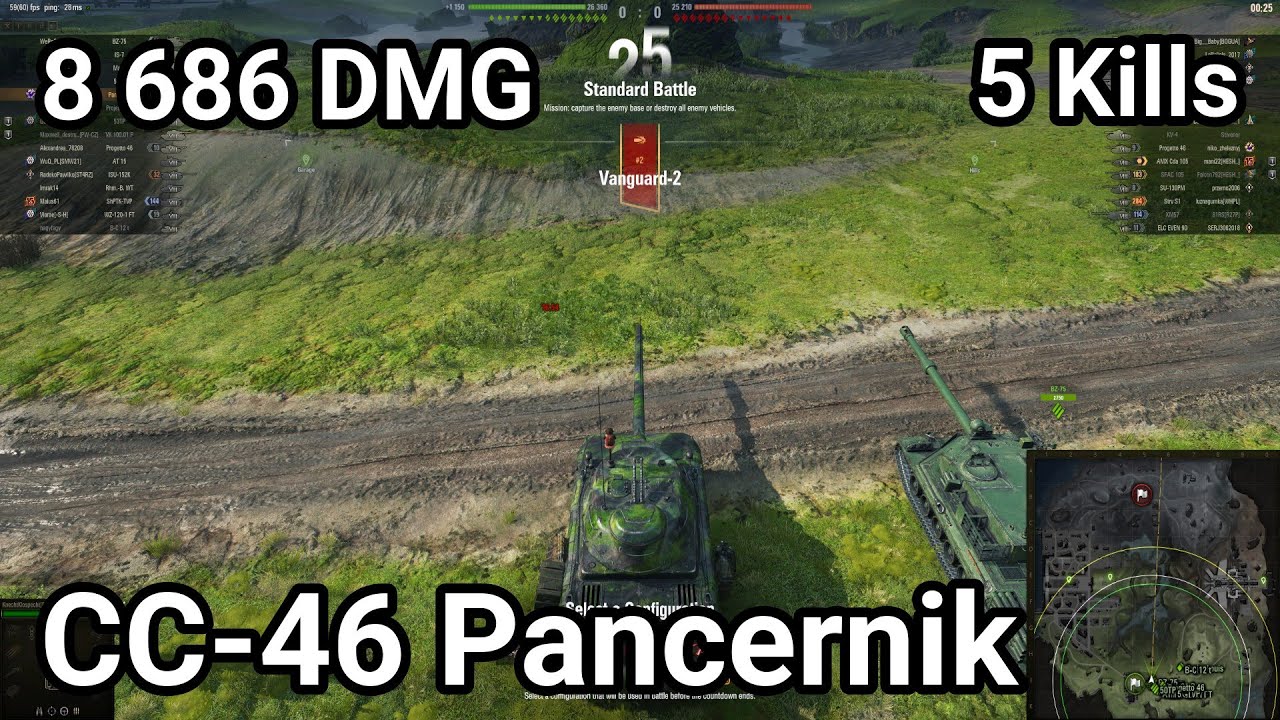 CC-46 Pancernik - 8 686 damage / 5 kill / 2 150 blocked