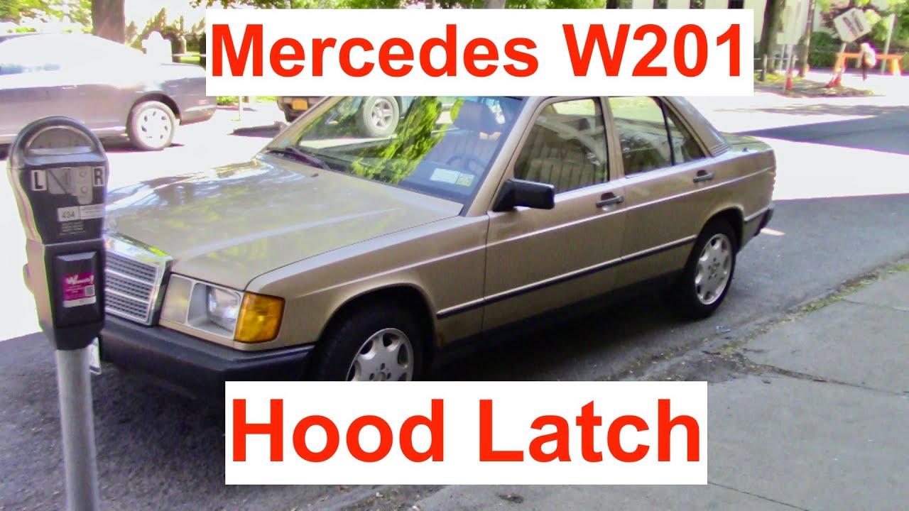 Mercedes W201 Hood Latch  190E