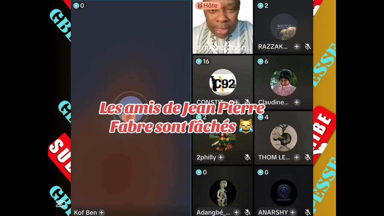 🇹🇬 LES AMIS DE JEAN PIERRE FABRE SONT TRÈS FÂCHÉ SUIVEZ JUSQU'À LA FIN 🇹🇬