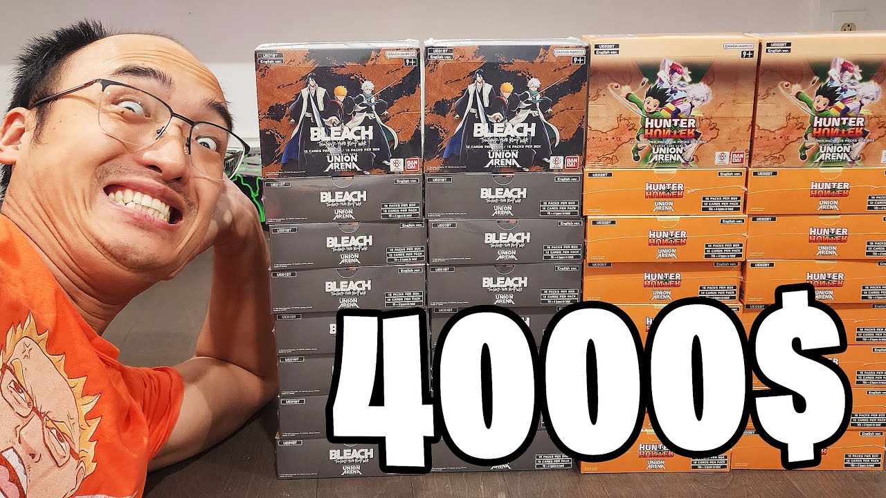 J'AI DÉPENSÉ 4000$ SUR CES CARTES D'ANIME...