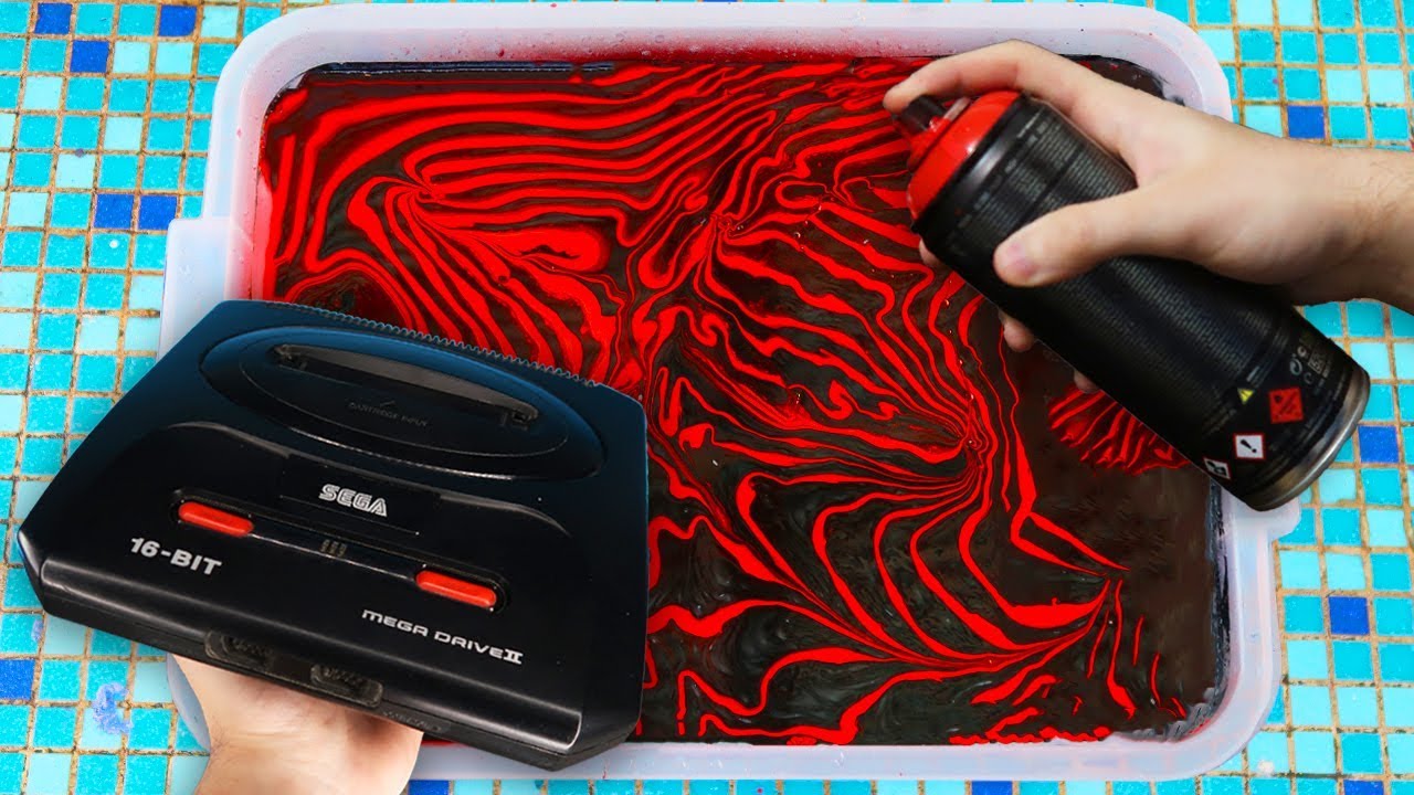 Customize your SEGA MEGA with Hydro Dipping !! 🎨