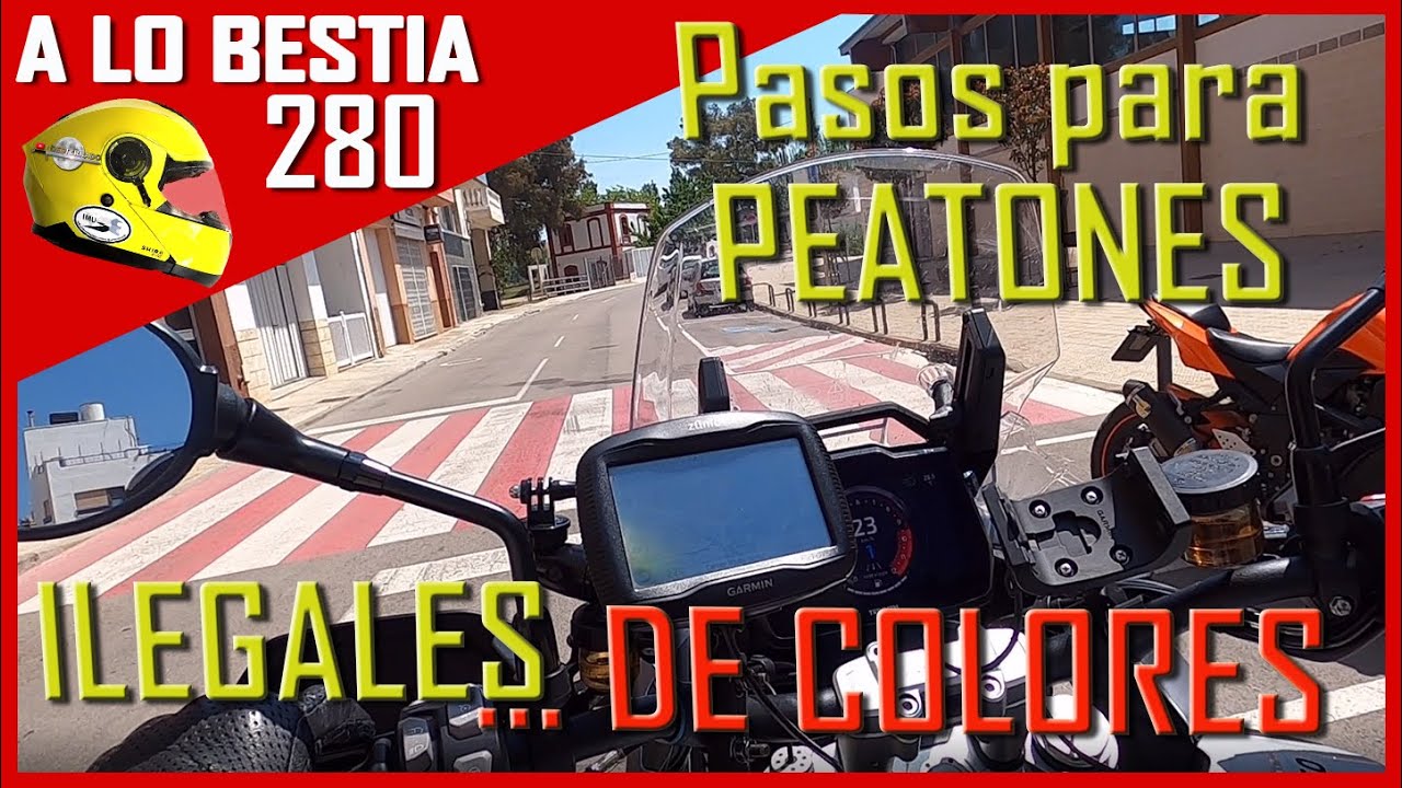 😡 LOS PASOS PARA PEATONES DE COLORES SON ILEGALES #DESTERRADO 🚫 [A LO BESTIA 280] ¿Tú qué piensas?