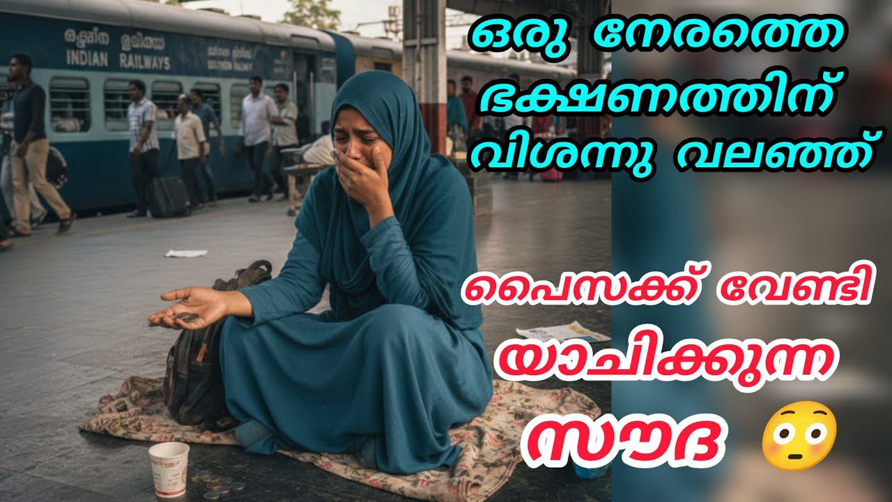പൈസക്ക് വേണ്ടി യാചിക്കുന്ന സൗദ😳ഒരു നേരത്തെ ഭക്ഷണത്തിനു വേണ്ടി😭#nusaiba#islamicstory#malappurmmuth 