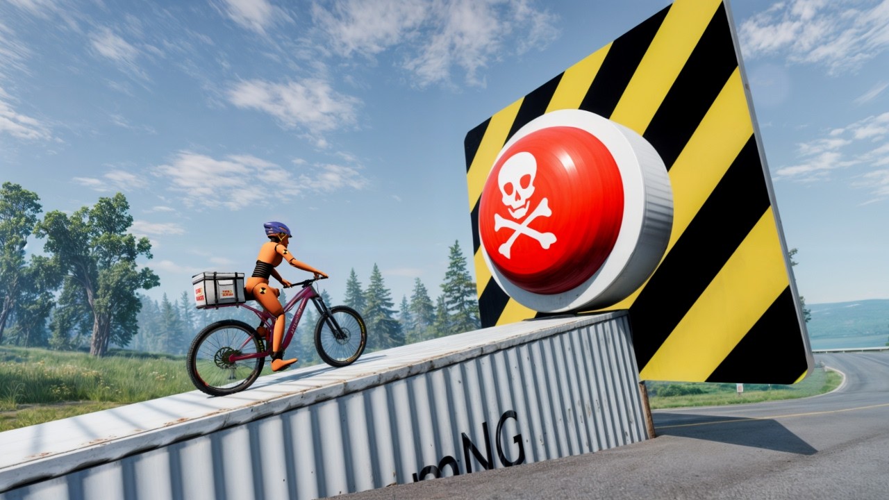 DO NOT Push this RED and DANGEROUS BUTTON! #11 🥵 BeamNG.drive