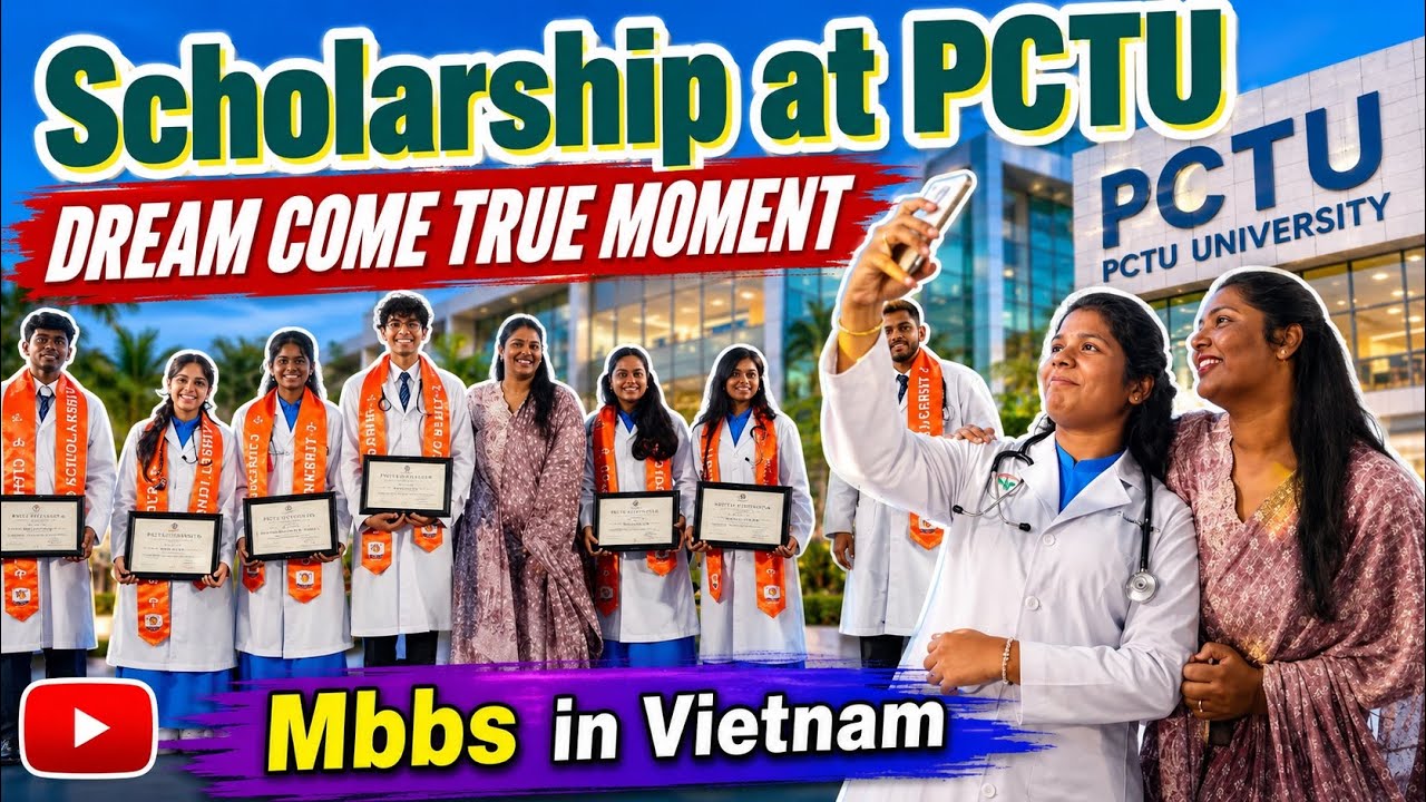MBBS in Vietnam 2025 | White Coat Ceremony & Scholarship Distribution at PCTU University 