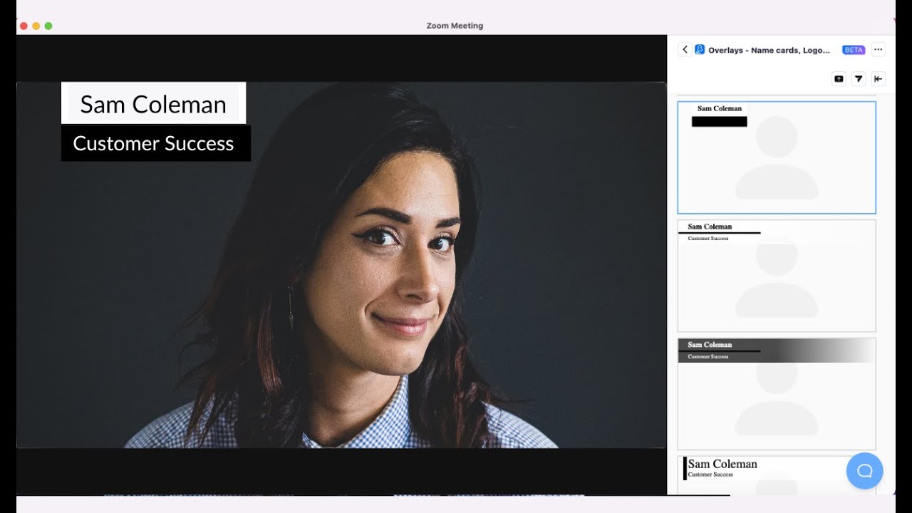 Add Overlays to Zoom - How to add name cards, logo & virtual backgrounds in your Zoom meetings