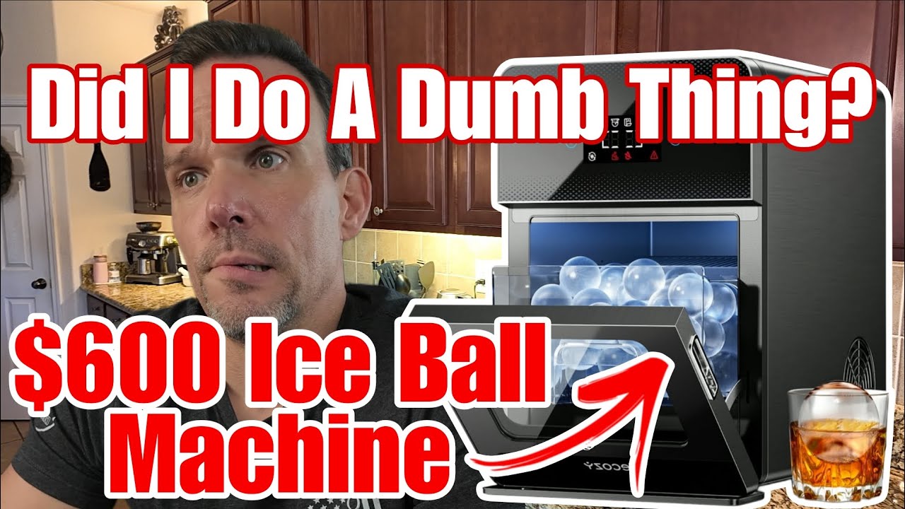Is This Viral Clear Ice Ball Machine Worth The $$$$? Ecozy Vaultico Max Sphere Ice Maker Review