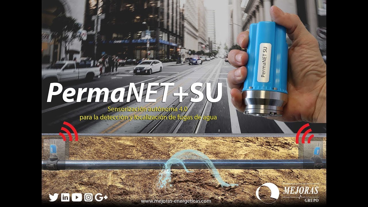 PermaNET+SU. Sensorización autónoma para la detección y localización remota de fugas de agua