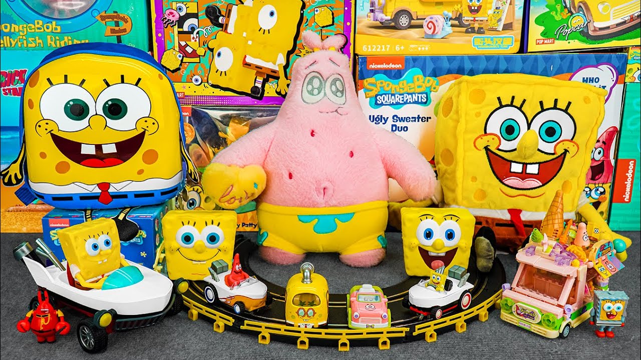 ASMR 90+ Minutes SPONGEBOB SquarePants Oddly Satisfying Unboxing Toy Surprises!!