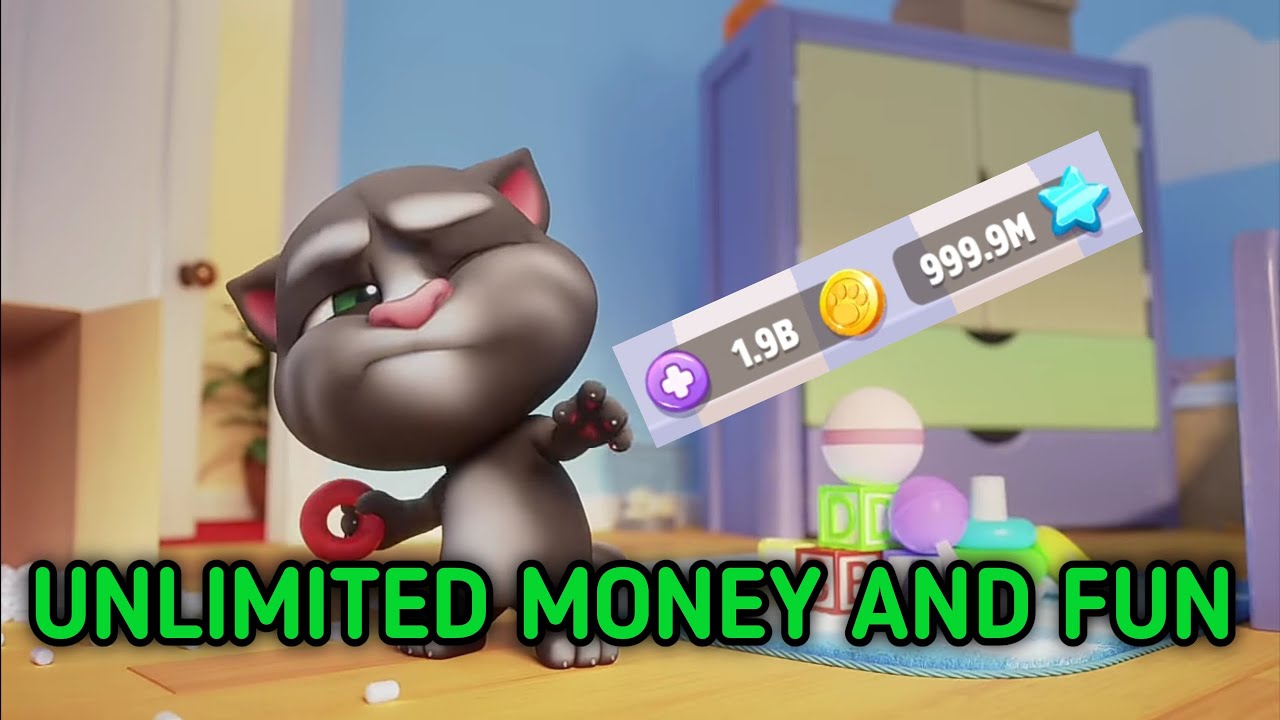 My Talking Tom 2 - Unlimited Money And Fun - GAMEPLAY 4U