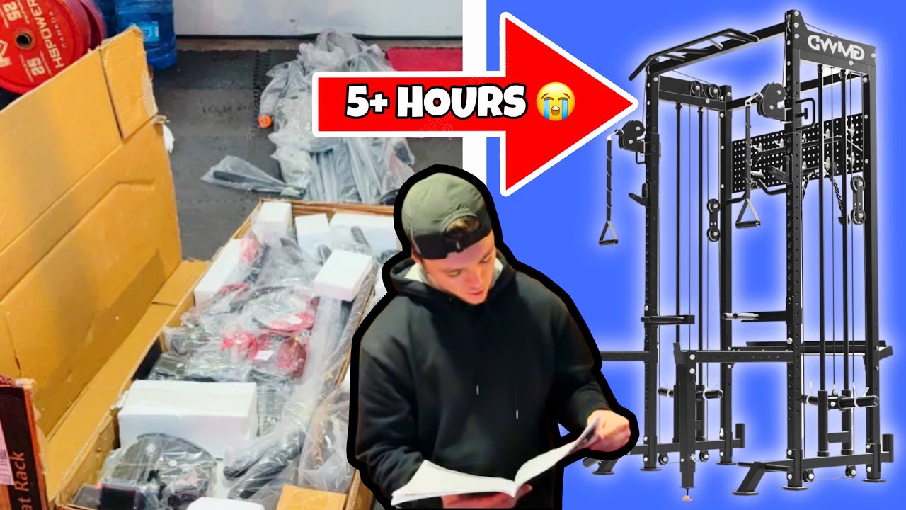 Building a MONSTER RACK for Our Garage Gym