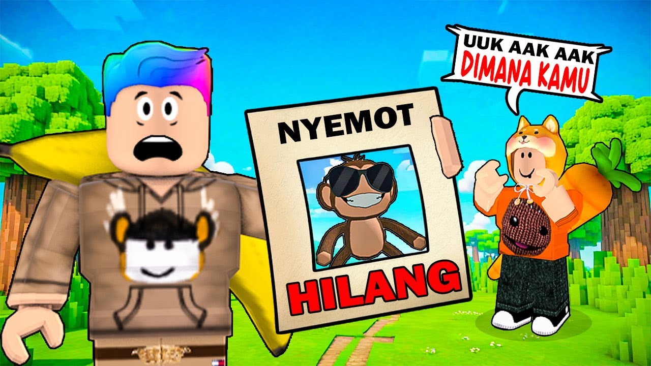 MELOBI DAN SKOBI SEDIH MENCARI NYEMOT SI MONYET KESAYANGAN MELOBI HILANG!!