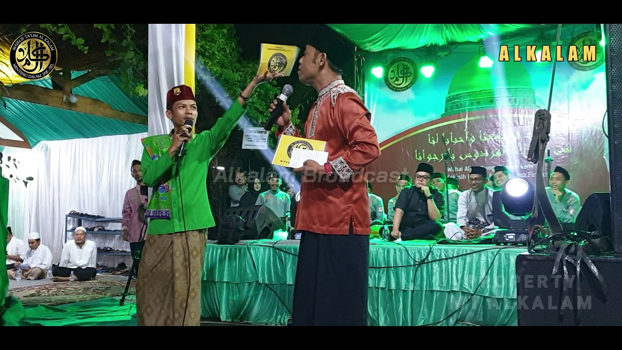 (MC TERLUCU + TERKOCAK) KATA BABA FEAT AMANK LINGGOS DI ACARA MAULID AKBAR MAJELIS ALKALAM 2020