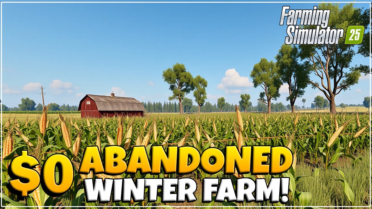 SPENDING 100 DAYS HARVESTING CORN ON MY ABANDONED FARM IN THE SNOW!