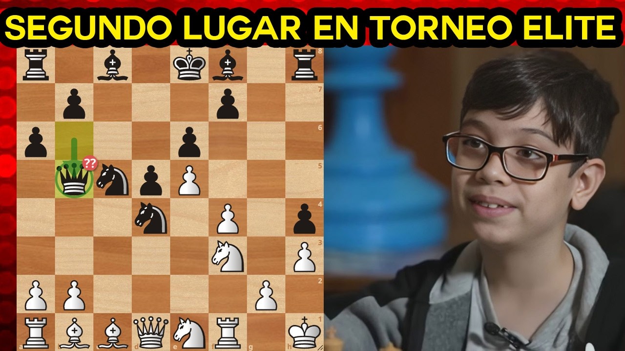 FAUSTI SEGUNDO EN TORNEO ELITE Faustino Oro vs Matvey Galchenko ronda 3 First Titled Thursday