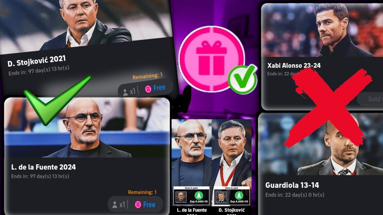 تجيب مدرب اسبانيا ولا صربيا 🤔 ازاي تحصل علي المدرب مجاناً 😍 بيس موبايل 2024